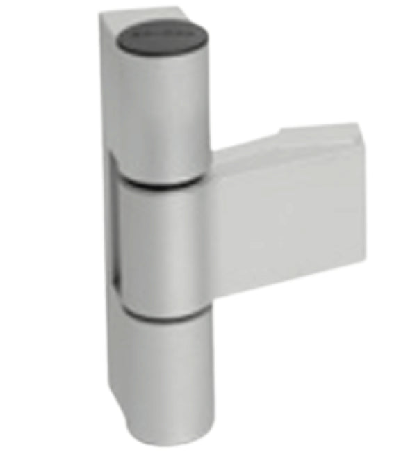 Chrome bathroom faucet on a white background